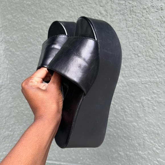 🖤Chunky Platform Mule sandals - Picture 2 of 8